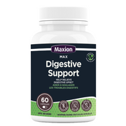 Maxion Digestive Support, 60 Capsules with Ginger, Peppermint and Sweet Fennel to Help Relieve Digestive Upset