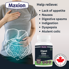 Charger l&#39;image dans la galerie, Maxion Digest Ease, 153g Powder with Milk Thistle, Ginger, Cranberry and Prickly-Pear Leaf to Help Relieve Nausea and Digestive Spasms