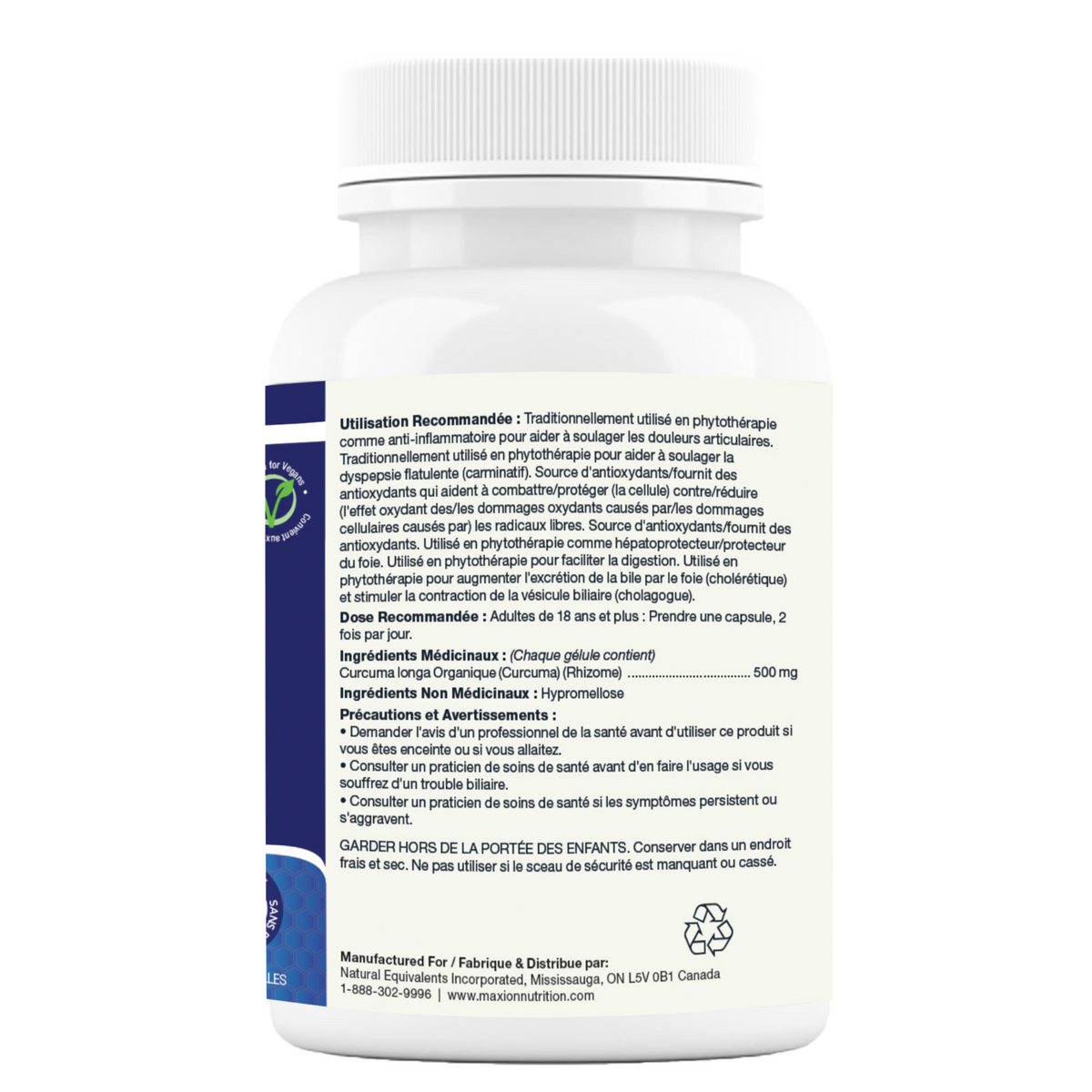 Maxion Joint Pain Relief, 60 Capsules with Turmeric to Help Relieve Joint Pain