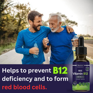 MAX Vitamin B12 5000 mcg - Essential for energy production and memory improvement