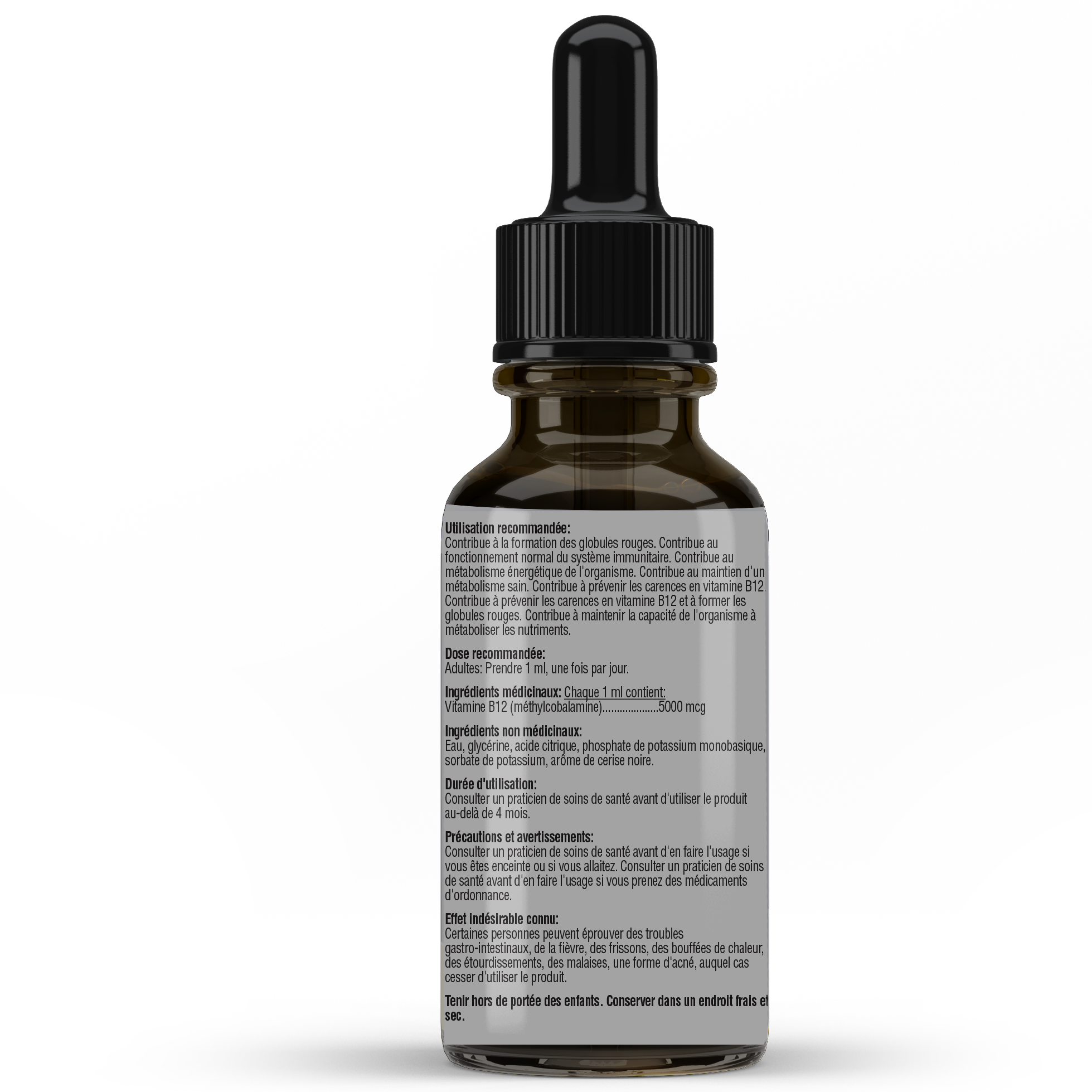 MAX Vitamin B12 5000 mcg - Essential for energy production and memory improvement