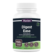 Maxion Digest Ease, 153g Powder with Milk Thistle, Ginger, Cranberry and Prickly-Pear Leaf to Help Relieve Nausea and Digestive Spasms