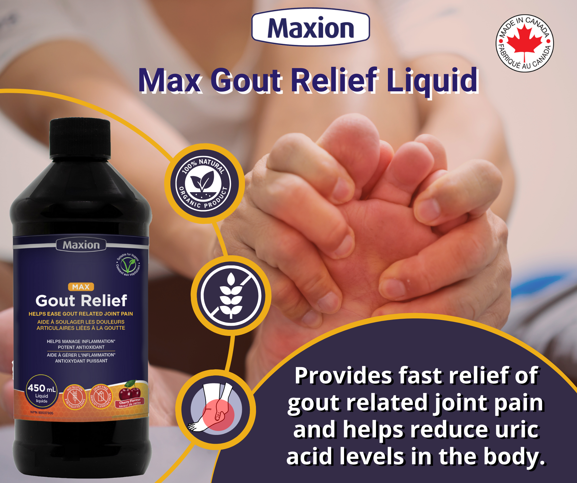 Max Gout Relief - Relief of Joint Pain