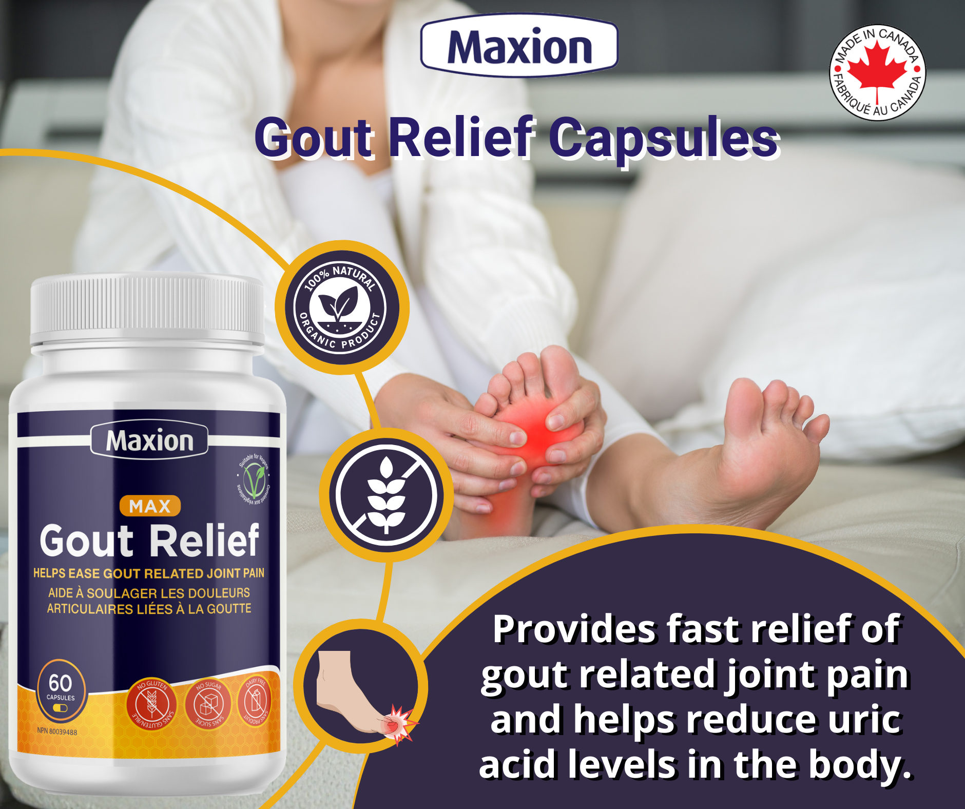 Max Gout Relief - Relief of Joint Pain