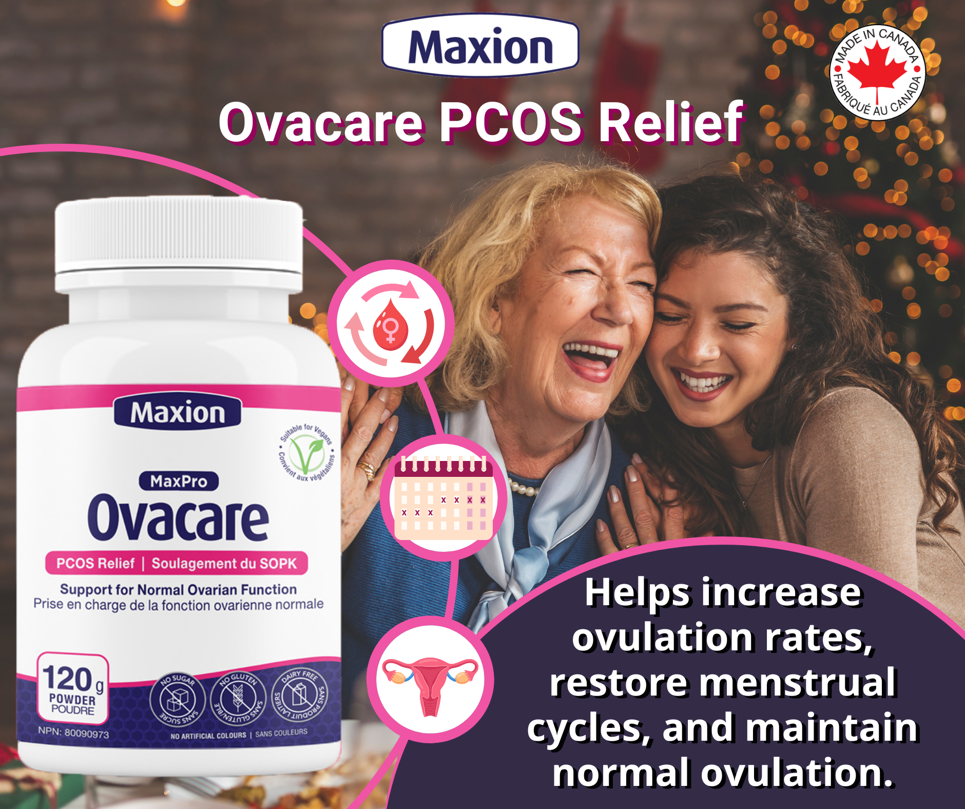 Max Ovacare -  PCOS Relief Naturally