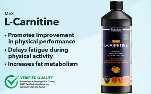 L-Carnitine 1500 mg with Vitamin B - Promote Physical Performance MaxionNutrition L-Carnitine 1500 mg with Vitamin B - Promote Physical Performance MaxionNutrition