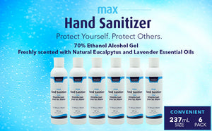 6 x 237mL Bundle of Hand Sanitizer Ethyl 70%