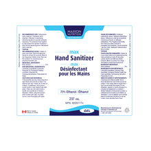 Load image into Gallery viewer, Hand Sanitizer Ethyl 70% 237 ml