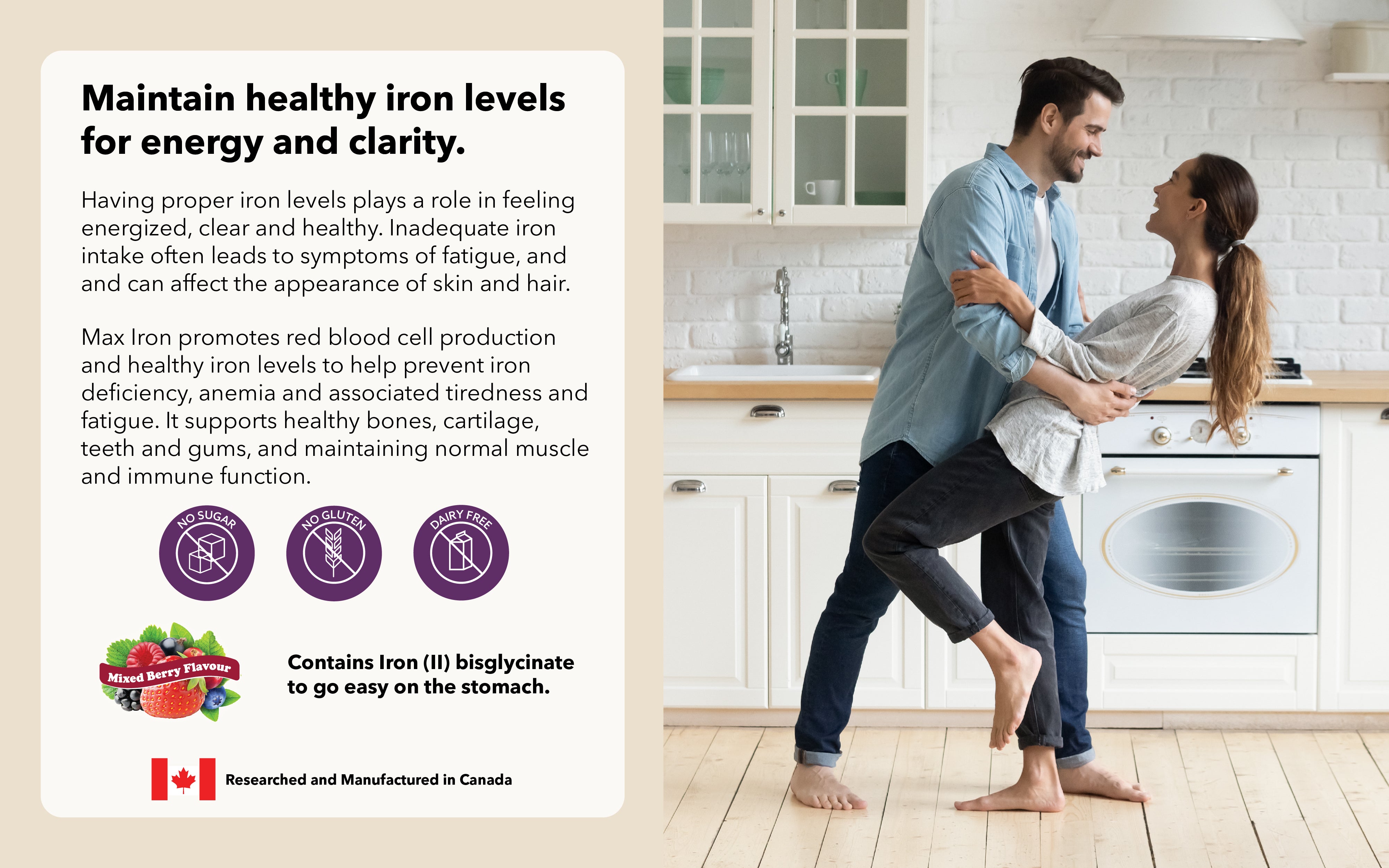 Max Iron - Combat l'anémie, combat la fatigue et développe les cellules sanguines