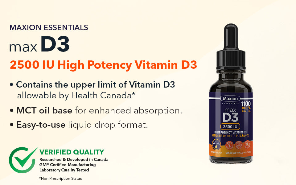 Max Vitamin D3 2500 IU  30mL