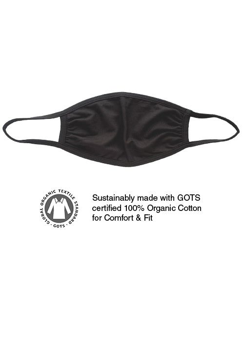 Organic Cotton Face Masks - Recycled Fabric, Eco-Friendly, Biodegradable