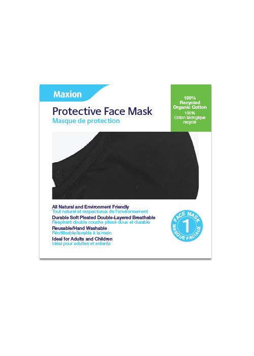 Organic Cotton Face Masks - Recycled Fabric, Eco-Friendly, Biodegradable