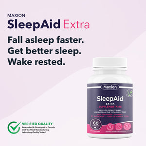 SleepAid Extra - Favorise le sommeil et augmente le temps de sommeil total
