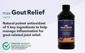 Max Gout Relief - Relief of Joint Pain